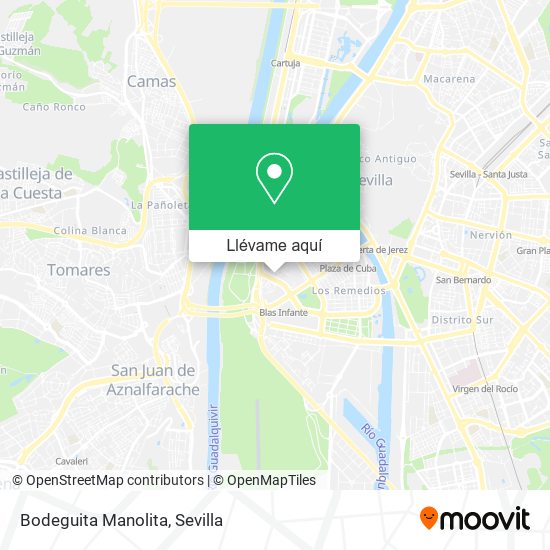 Mapa Bodeguita Manolita