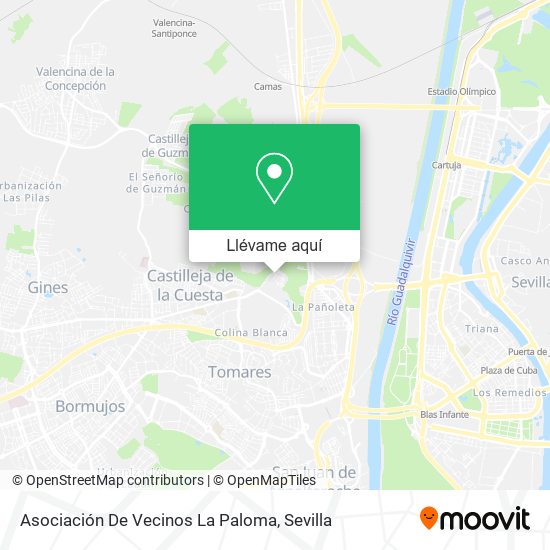 Mapa Asociación De Vecinos La Paloma