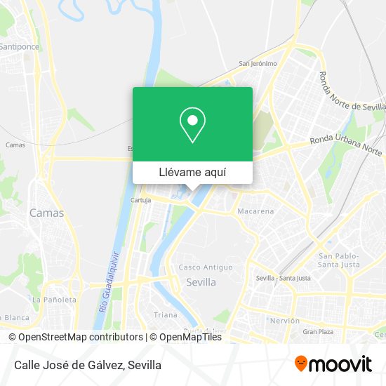 Mapa Calle José de Gálvez