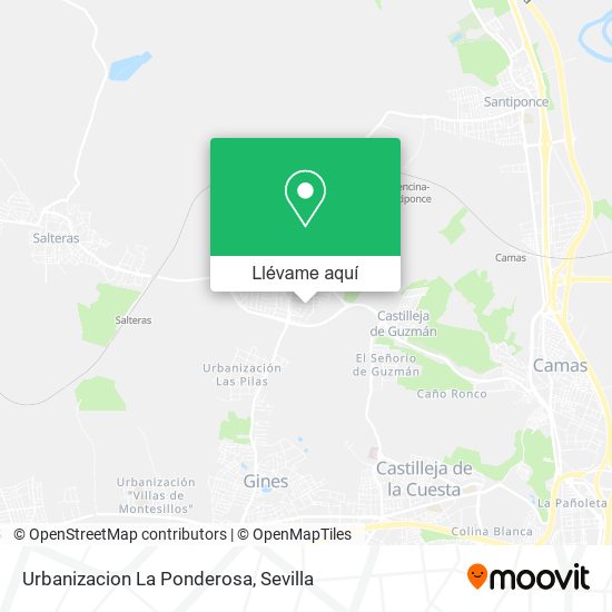 Mapa Urbanizacion La Ponderosa