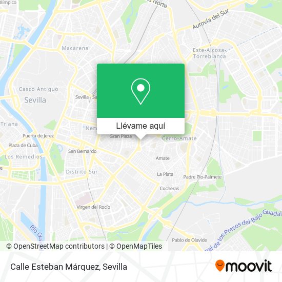 Mapa Calle Esteban Márquez