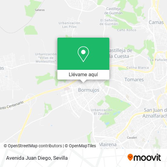 Mapa Avenida Juan Diego