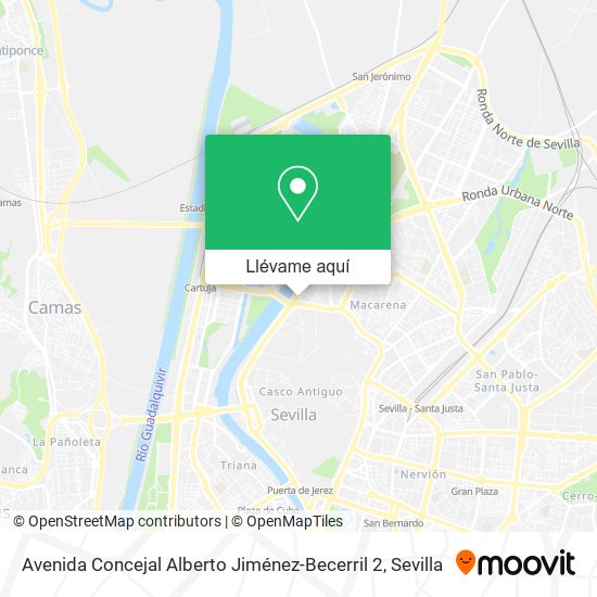 Mapa Avenida Concejal Alberto Jiménez-Becerril 2