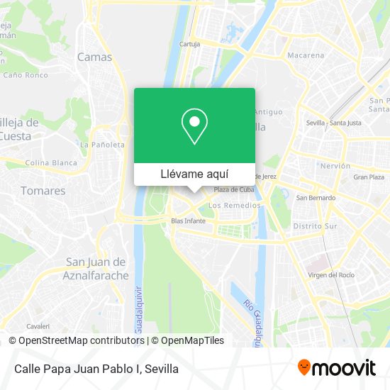 Mapa Calle Papa Juan Pablo I