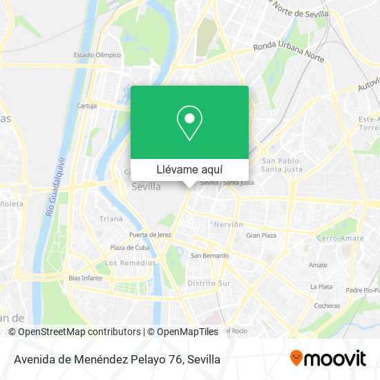 Mapa Avenida de Menéndez Pelayo 76