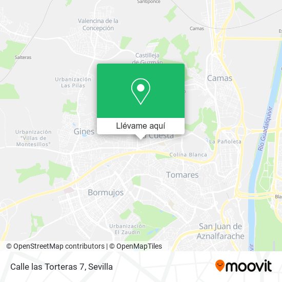 Mapa Calle las Torteras 7