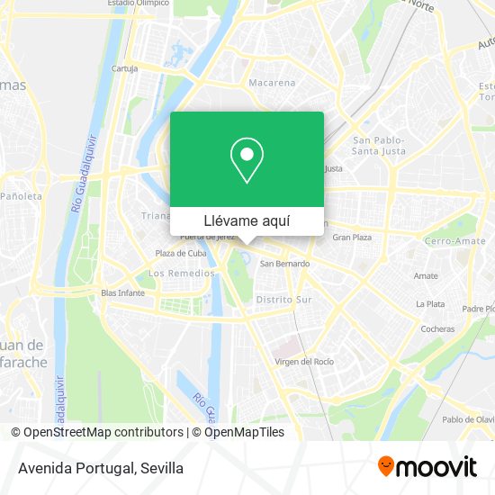 Mapa Avenida Portugal