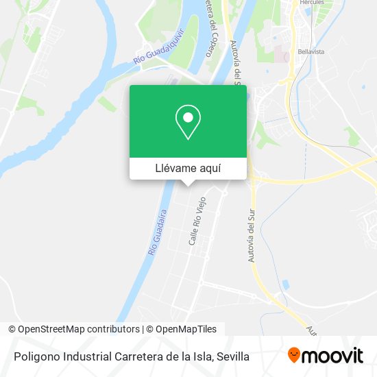 Mapa Poligono Industrial Carretera de la Isla