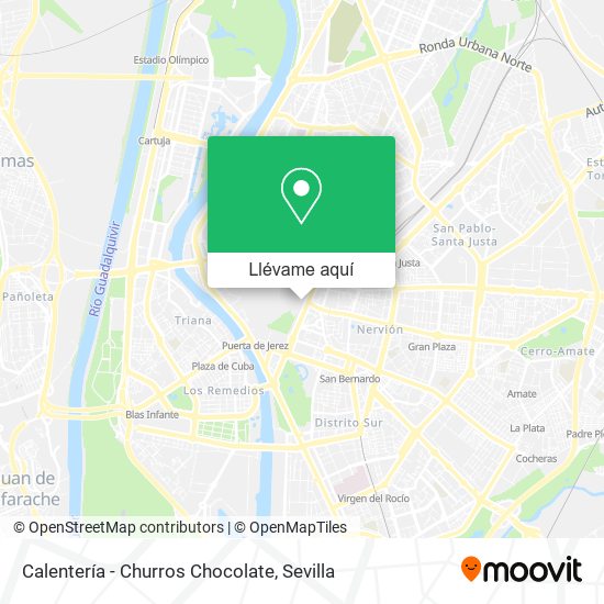 Mapa Calentería - Churros Chocolate