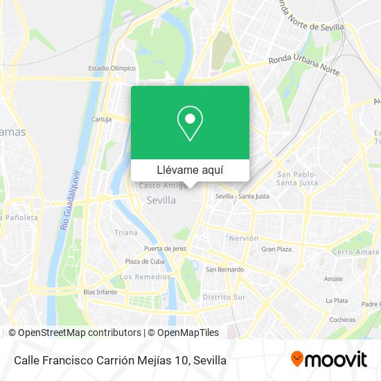 Mapa Calle Francisco Carrión Mejías 10