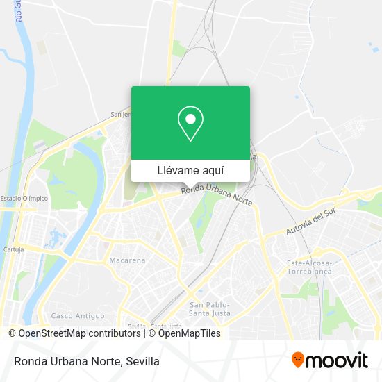 Mapa Ronda Urbana Norte