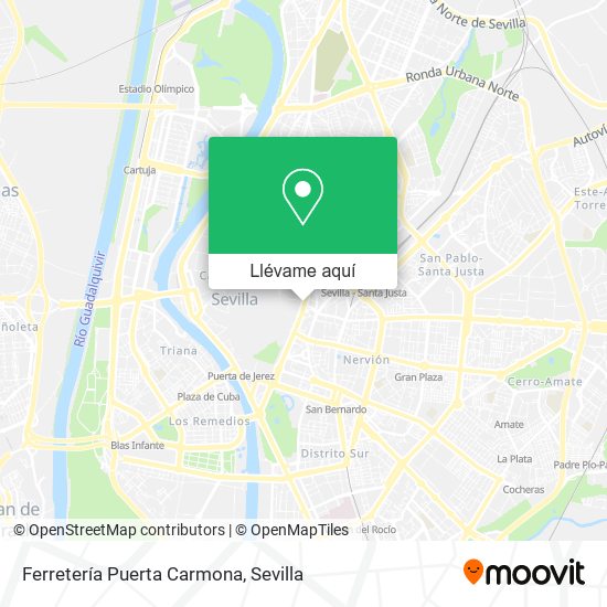 Mapa Ferretería Puerta Carmona