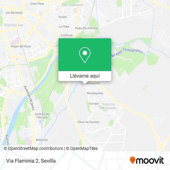 Mapa Via Flaminia 2
