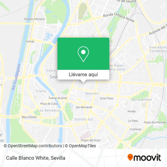 Mapa Calle Blanco White