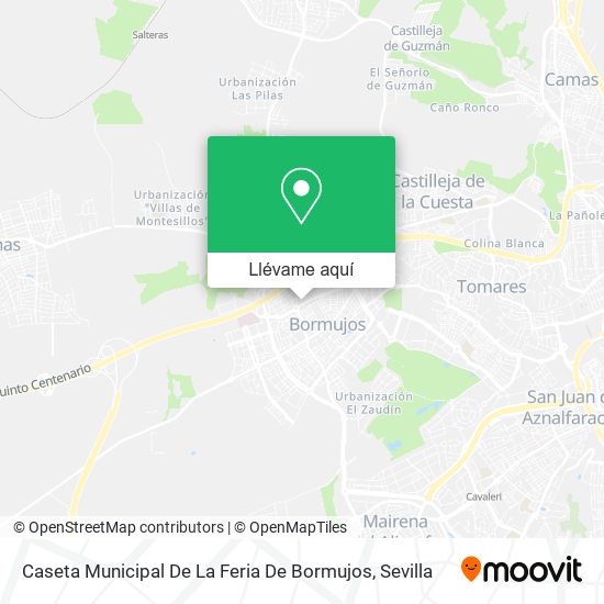 Mapa Caseta Municipal De La Feria De Bormujos