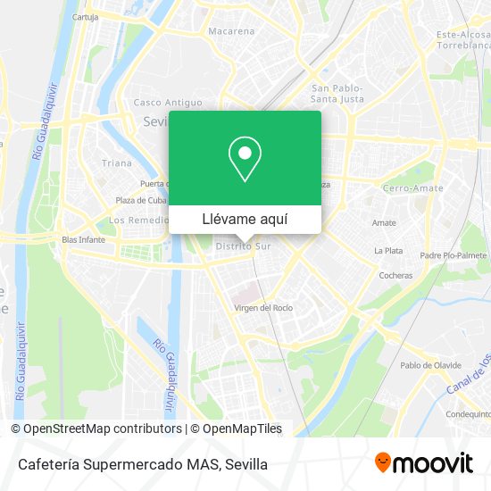 Mapa Cafetería Supermercado MAS