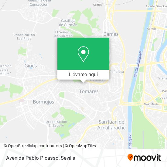 Mapa Avenida Pablo Picasso