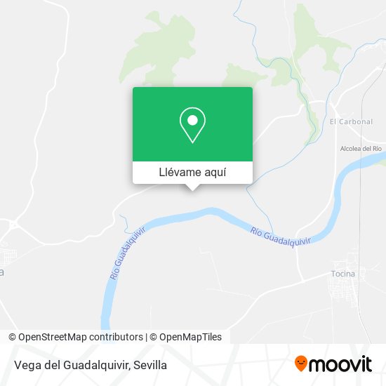 Mapa Vega del Guadalquivir