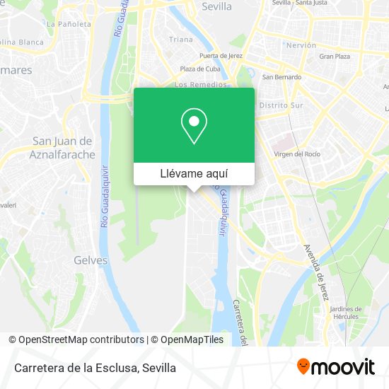 Mapa Carretera de la Esclusa