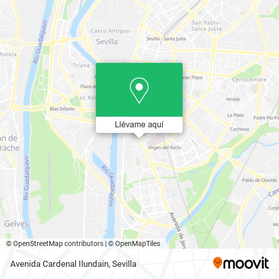 Mapa Avenida Cardenal Ilundain
