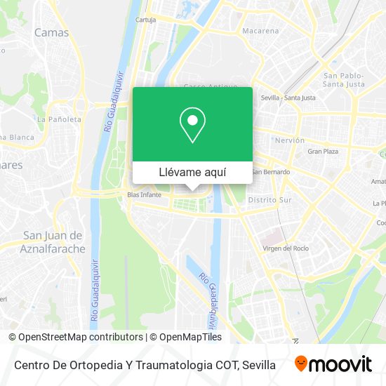 Mapa Centro De Ortopedia Y Traumatologia COT
