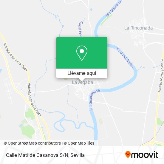 Mapa Calle Matilde Casanova S/N