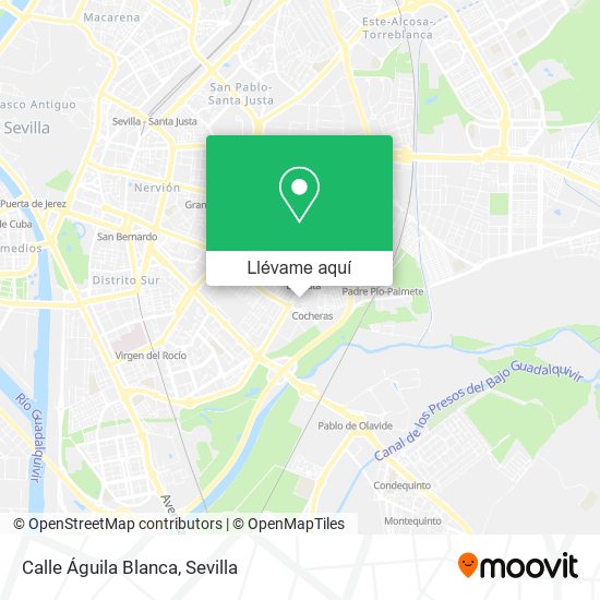 Mapa Calle Águila Blanca