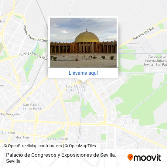 Mapa Palacio de Congresos y Exposiciones de Sevilla