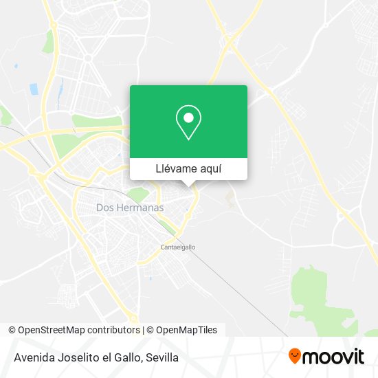 Mapa Avenida Joselito el Gallo