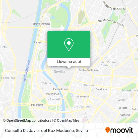 Mapa Consulta Dr. Javier del Boz Madueño