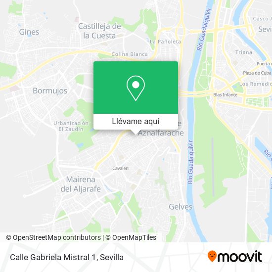 Mapa Calle Gabriela Mistral 1