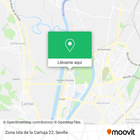Mapa Zona Isla de la Cartuja 22