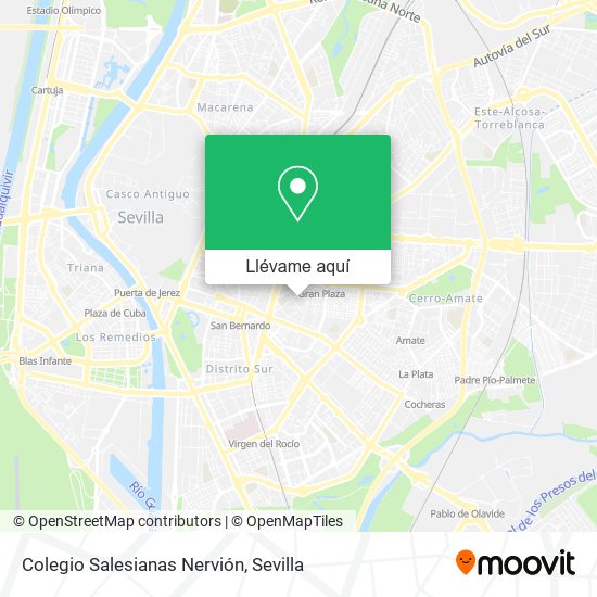 Mapa Colegio Salesianas Nervión
