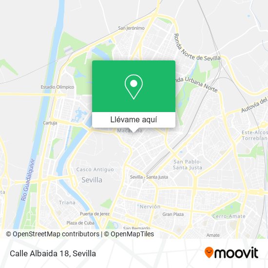 Mapa Calle Albaida 18