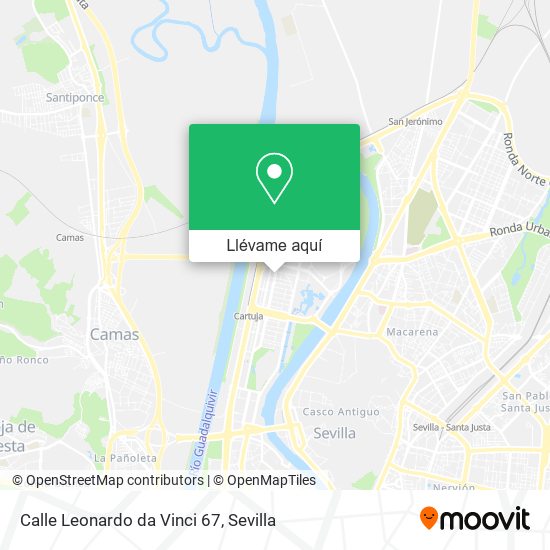 Mapa Calle Leonardo da Vinci 67