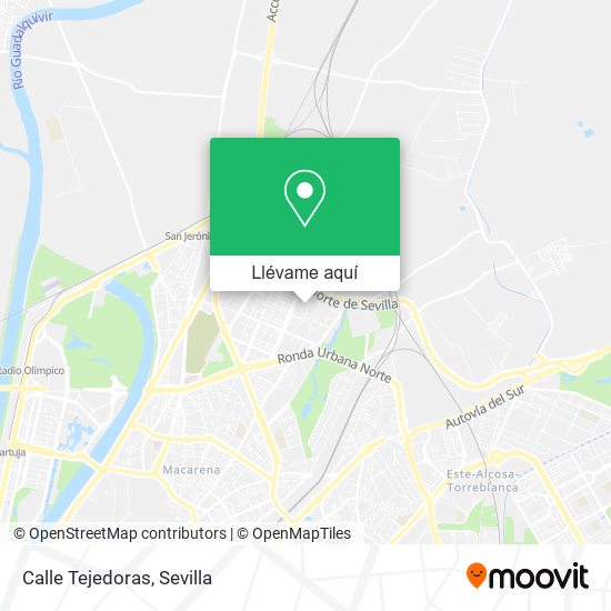 Mapa Calle Tejedoras