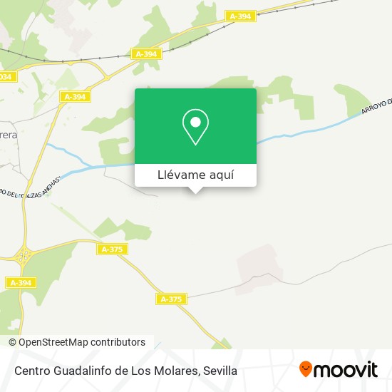 Mapa Centro Guadalinfo de Los Molares