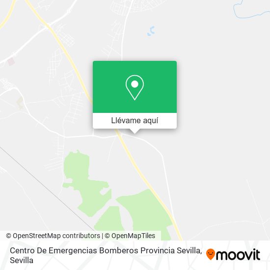 Mapa Centro De Emergencias Bomberos Provincia Sevilla