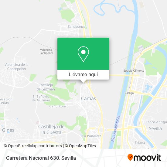 Mapa Carretera Nacional 630