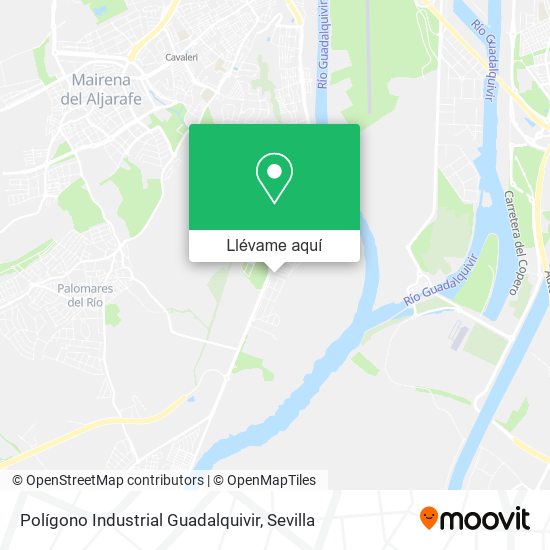 Mapa Polígono Industrial Guadalquivir
