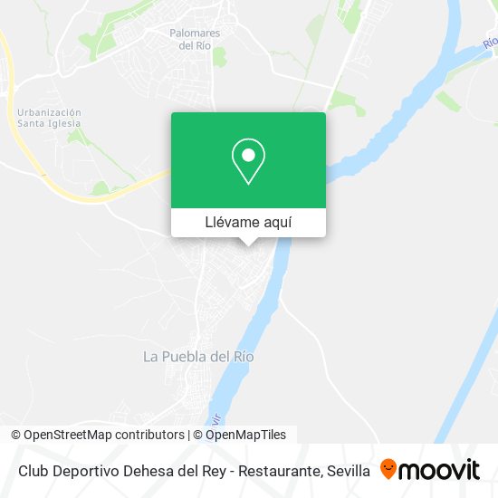 Mapa Club Deportivo Dehesa del Rey - Restaurante