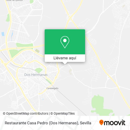Mapa Restaurante Casa Pedro (Dos Hermanas)