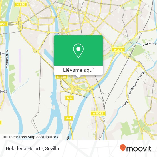 Mapa Heladeria Helarte, Avenida Alemania 41012 El Cano-Bermejales Sevilla