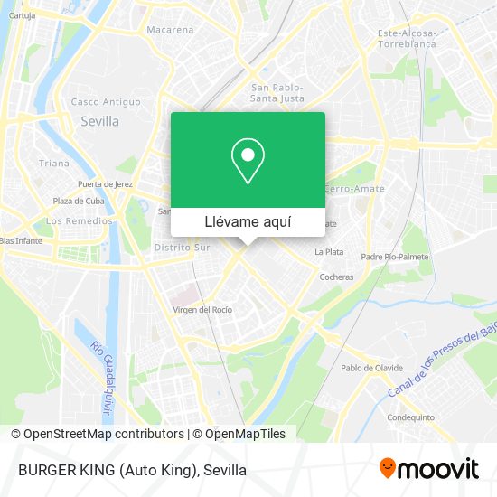 Mapa BURGER KING (Auto King)