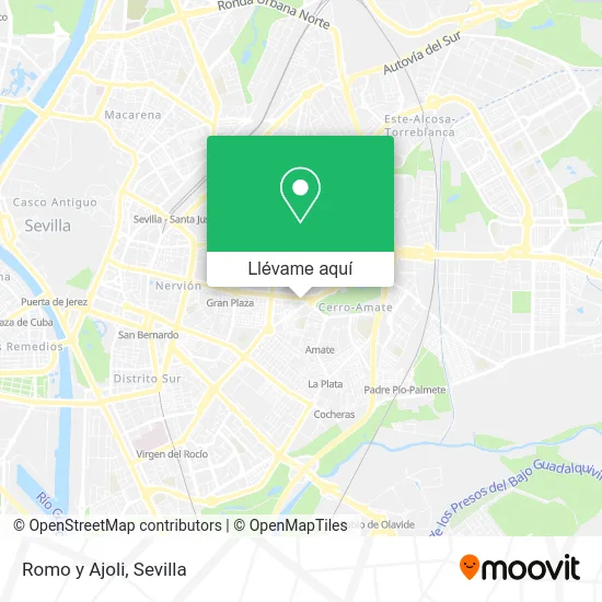 Mapa Romo y Ajoli