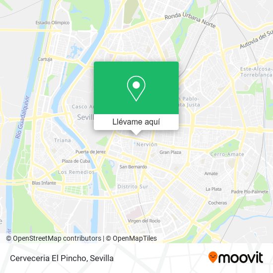 Mapa Cerveceria El Pincho