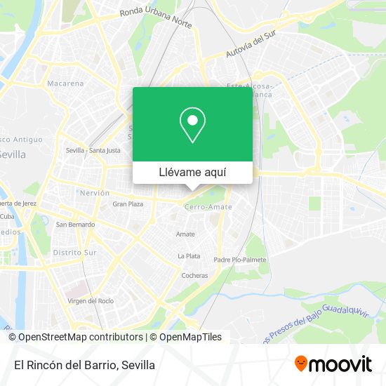 Mapa El Rincón del Barrio