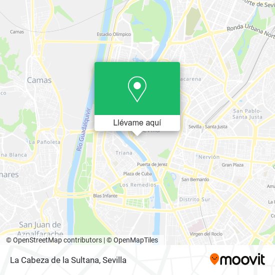 Mapa La Cabeza de la Sultana
