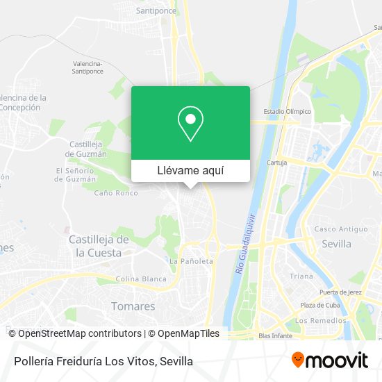 Mapa Pollería Freiduría Los Vitos