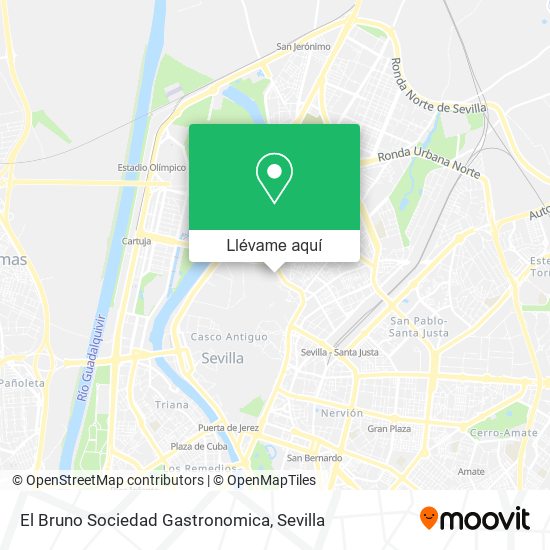 Mapa El Bruno Sociedad Gastronomica